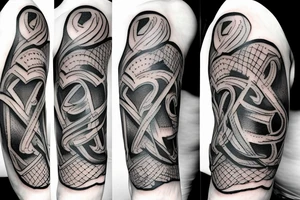 The word "A2S" written on the arm tattoo idea
