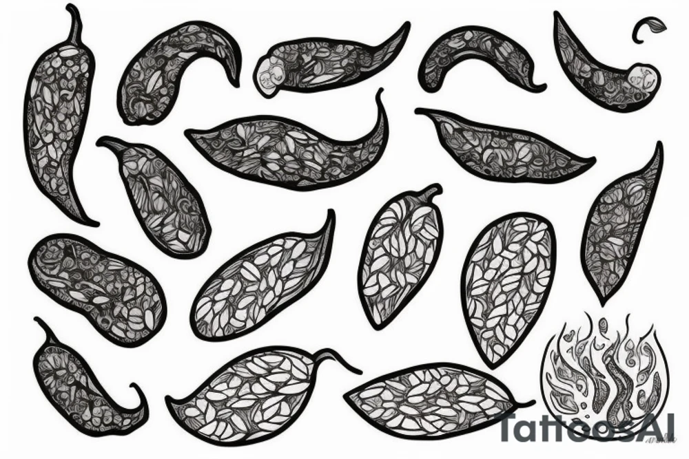 A spicy bean tattoo idea