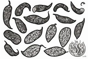 A spicy bean tattoo idea