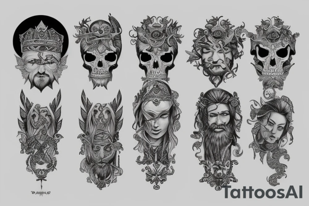 Slavic god tattoo idea