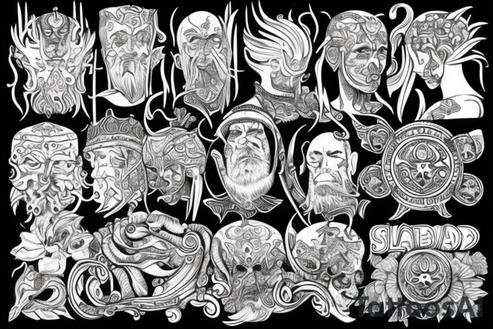 Slavic god tattoo idea