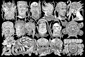 Slavic god tattoo idea