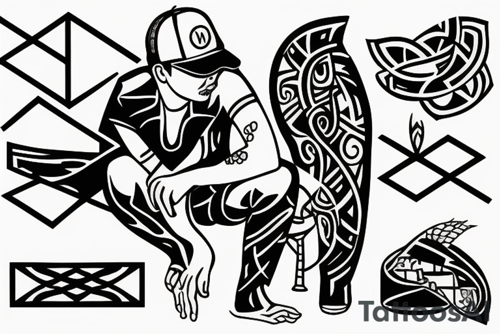 Oberthinker with hope tattoo idea