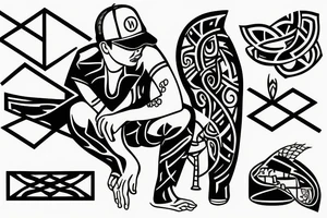 Oberthinker with hope tattoo idea