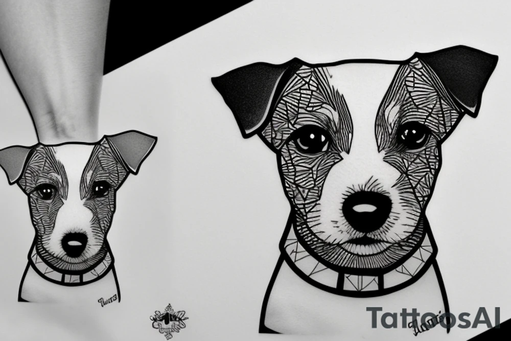 Jack Russell terrier as my best friend tattoo idea