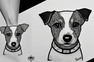 Jack Russell terrier as my best friend tattoo idea