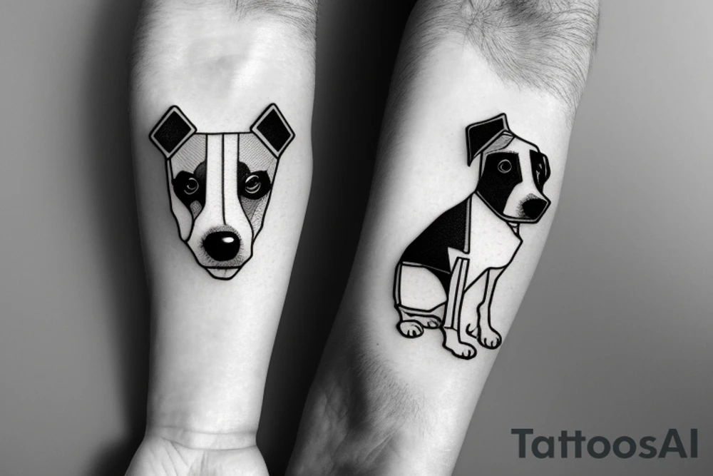 Jack Russell terrier as my best friend tattoo idea
