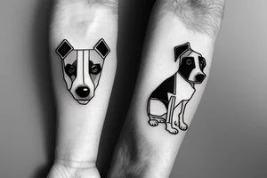 Jack Russell terrier as my best friend tattoo idea