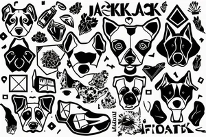 Jack Russell terrier as my best friend tattoo idea