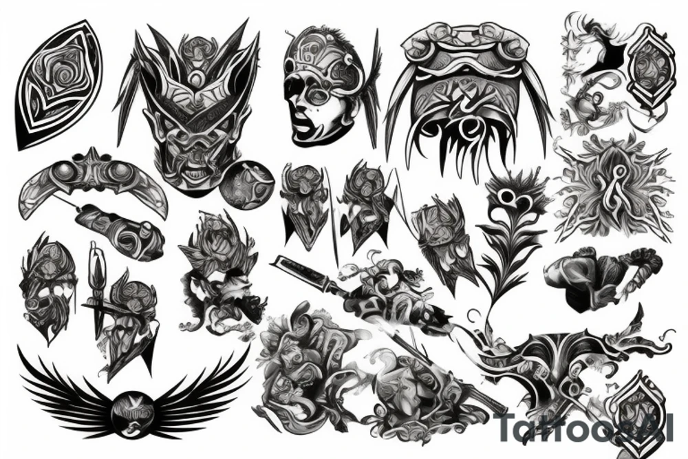 Warrior tattoo idea