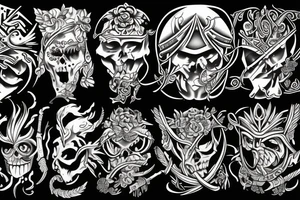 Warrior tattoo idea