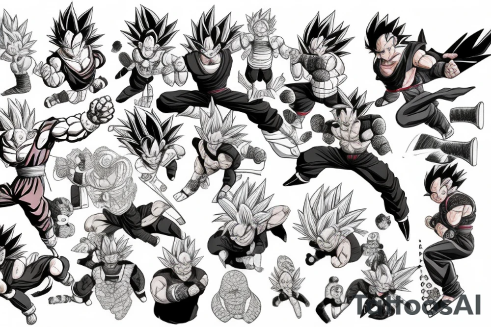 Dragon ball tattoo idea