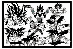 Dragon ball tattoo idea
