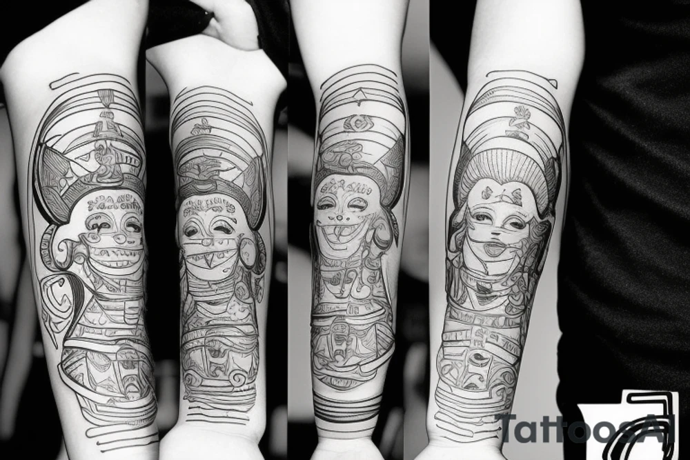 sailor anhor stere tattoo idea