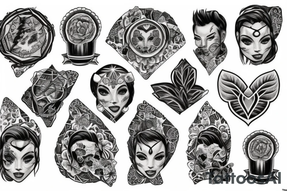 Lansing wafle on chest tattoo idea