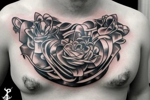Lansing wafle on chest tattoo idea