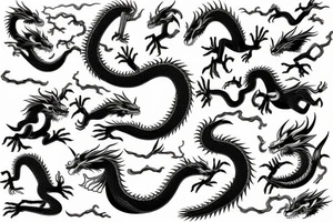 japanes dragon tattoo idea