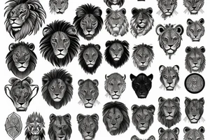 Lion tattoo idea