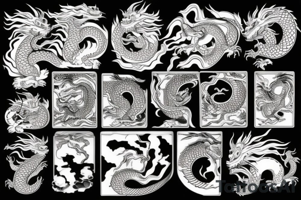 japanes dragon tattoo idea