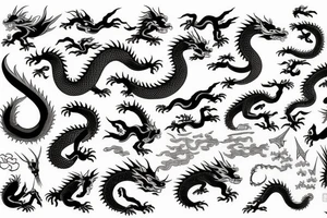 japanes dragon tattoo idea
