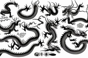 japanes dragon tattoo idea