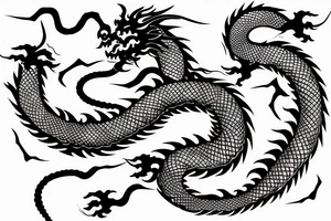 japanes dragon tattoo idea