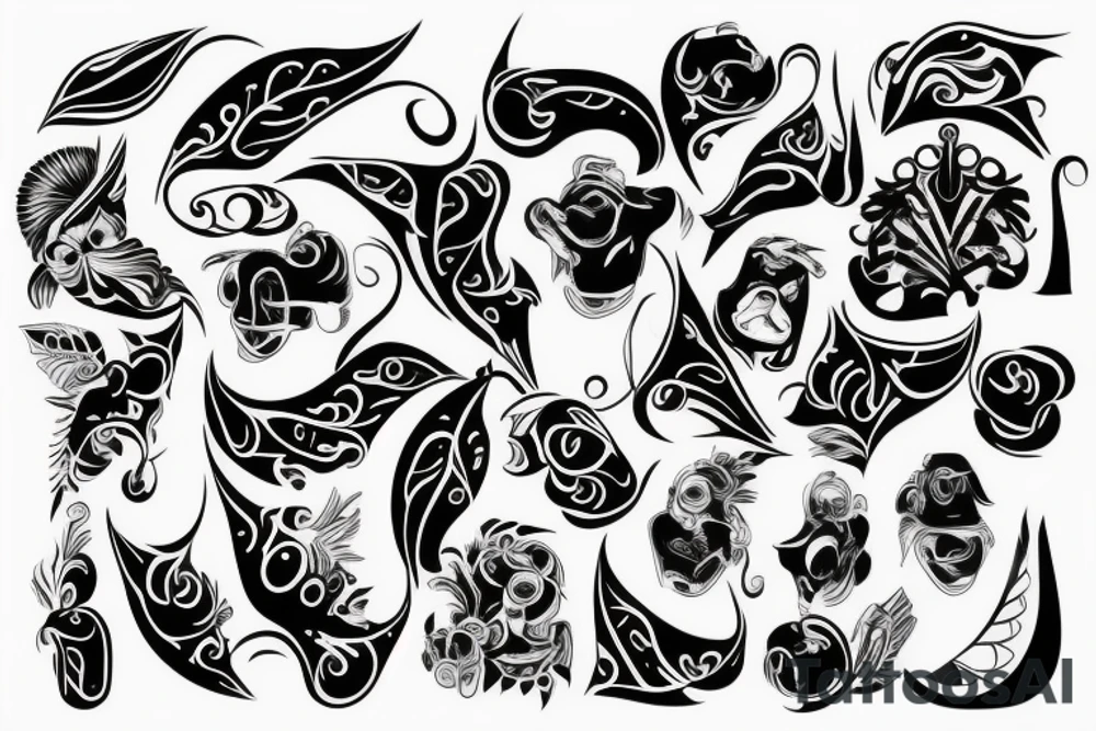 Róża tattoo idea