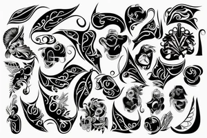 Róża tattoo idea
