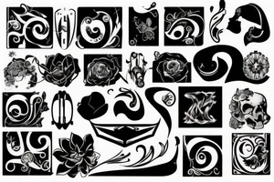 Róża tattoo idea