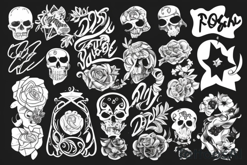 Róża tattoo idea