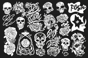 Róża tattoo idea