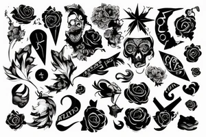 Róża tattoo idea