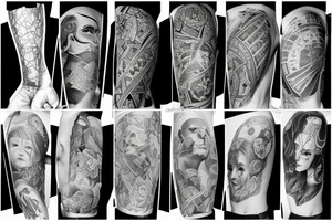 Róża tattoo idea