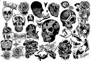 Skul tattoo idea