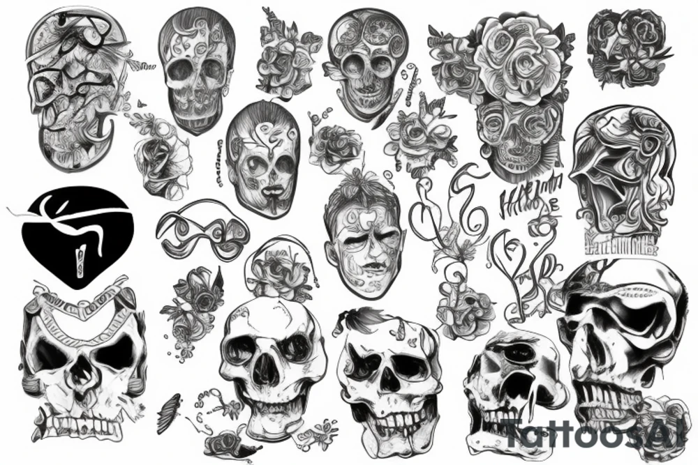 Skul tattoo idea