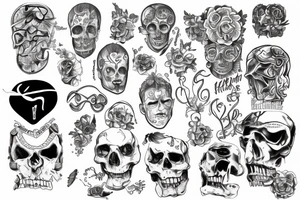 Skul tattoo idea