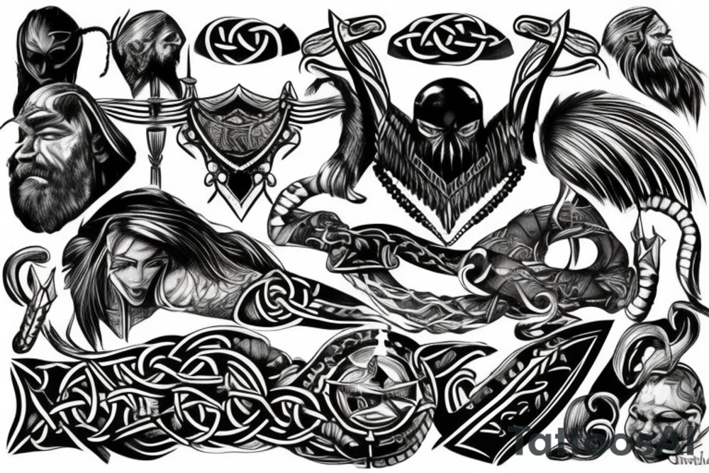 Viking, nordic tattoo idea