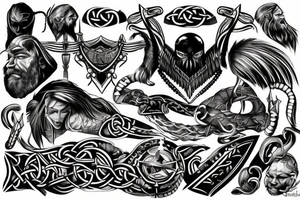 Viking, nordic tattoo idea