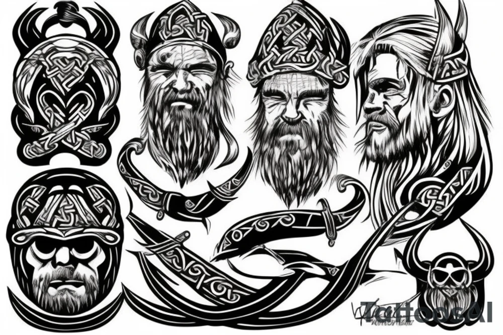 Viking, nordic tattoo idea