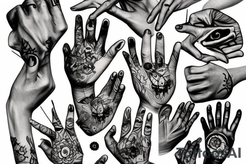 Gad hand tattoo idea