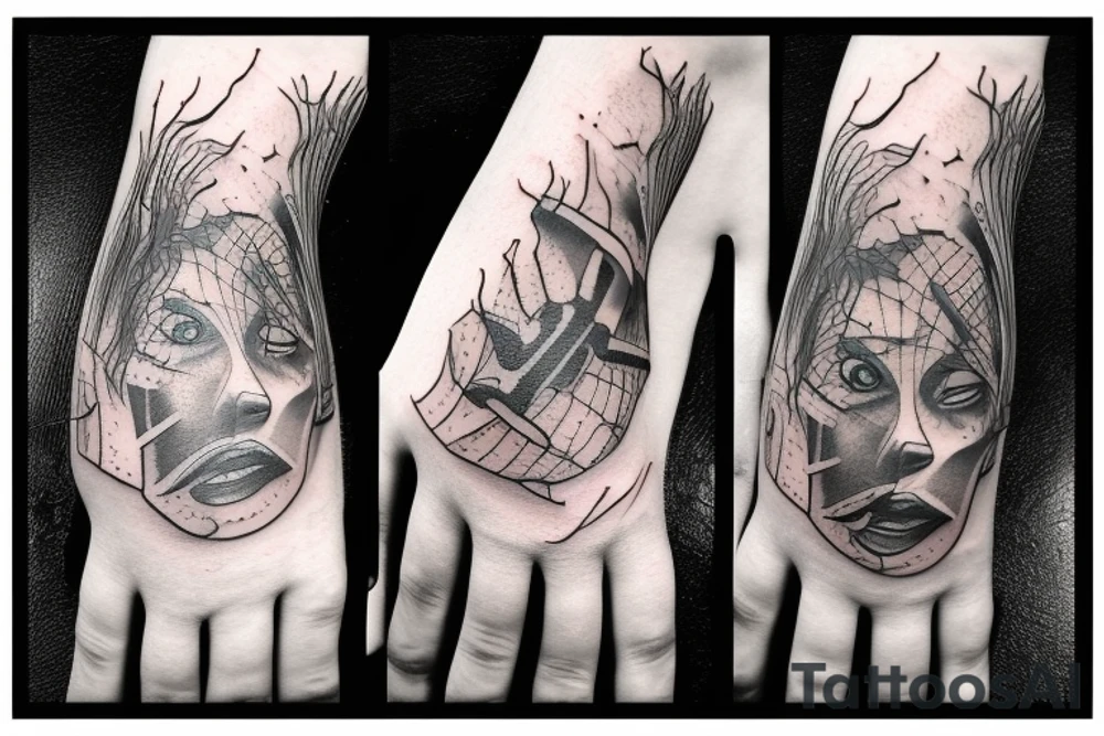 God hand tattoo idea