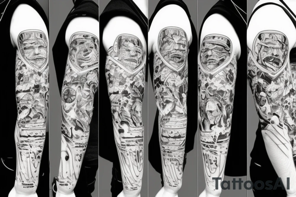 Justice temida creepy tattoo idea