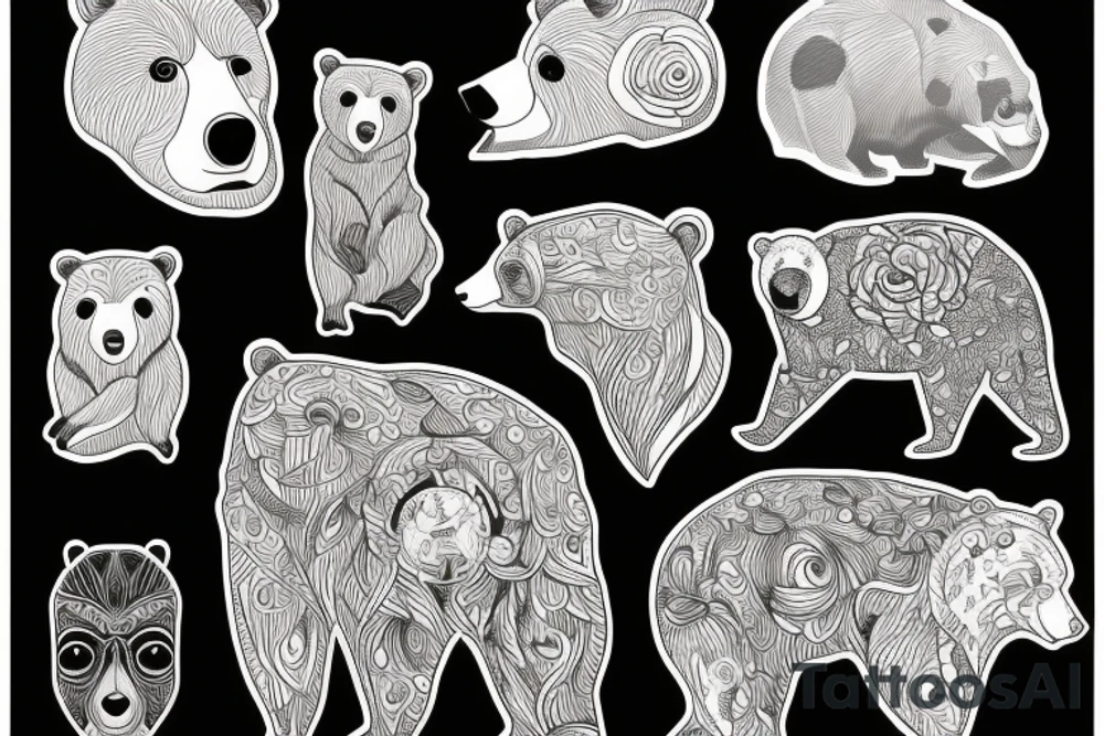 Bear tattoo idea