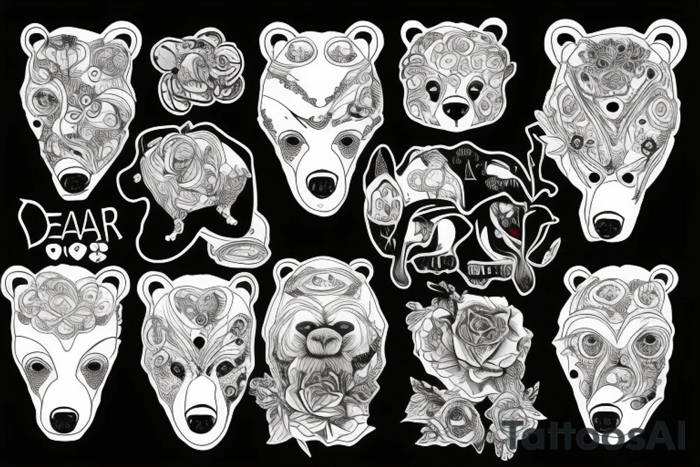 Bear tattoo idea