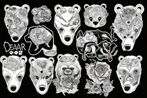 Bear tattoo idea