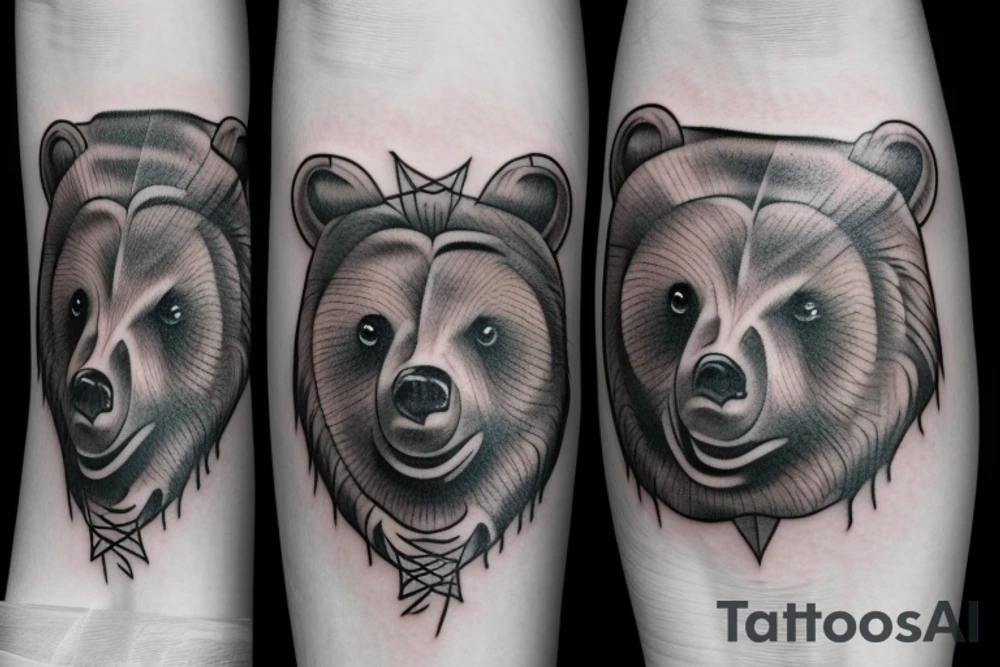 Bear tattoo idea