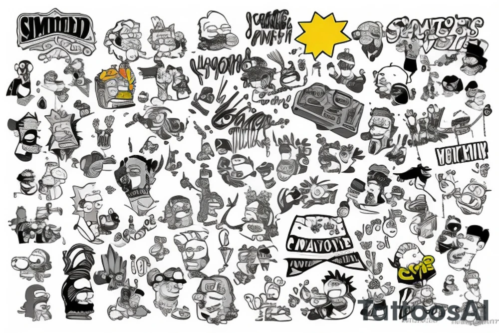 Simpsons tattoo idea