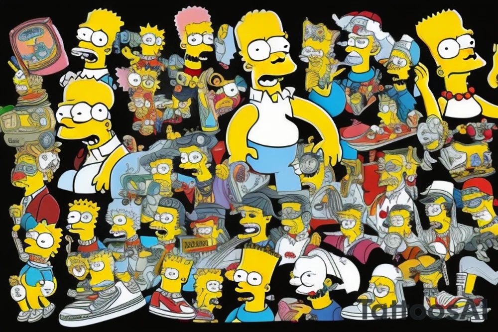 Simpsons tattoo idea