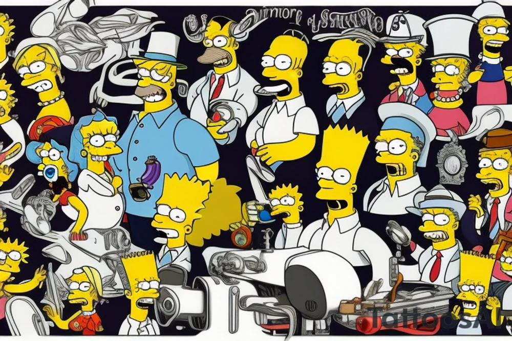 Simpsons tattoo idea