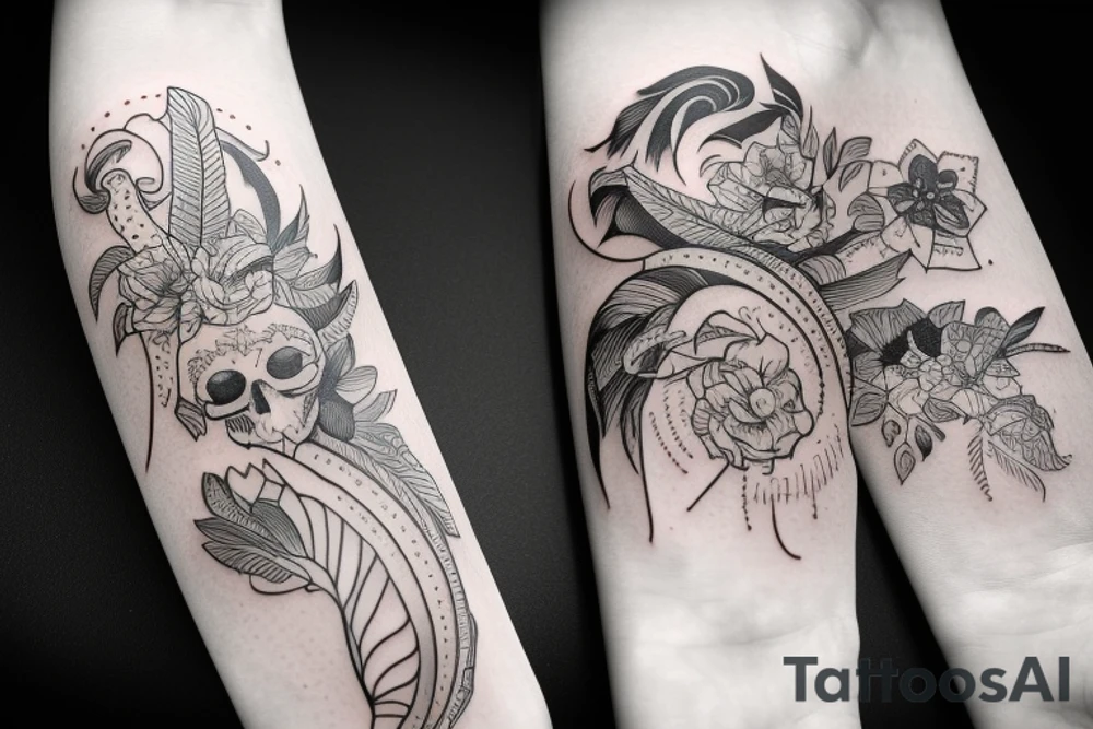 Lew z koronką tattoo idea